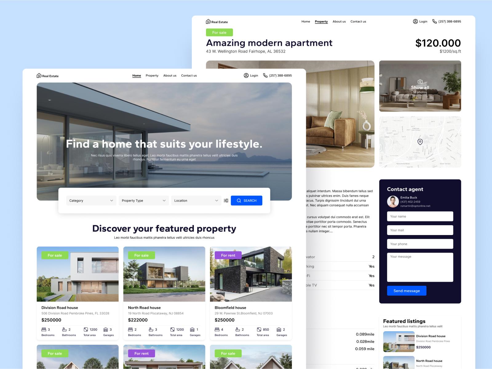 Real Estate Property Portal